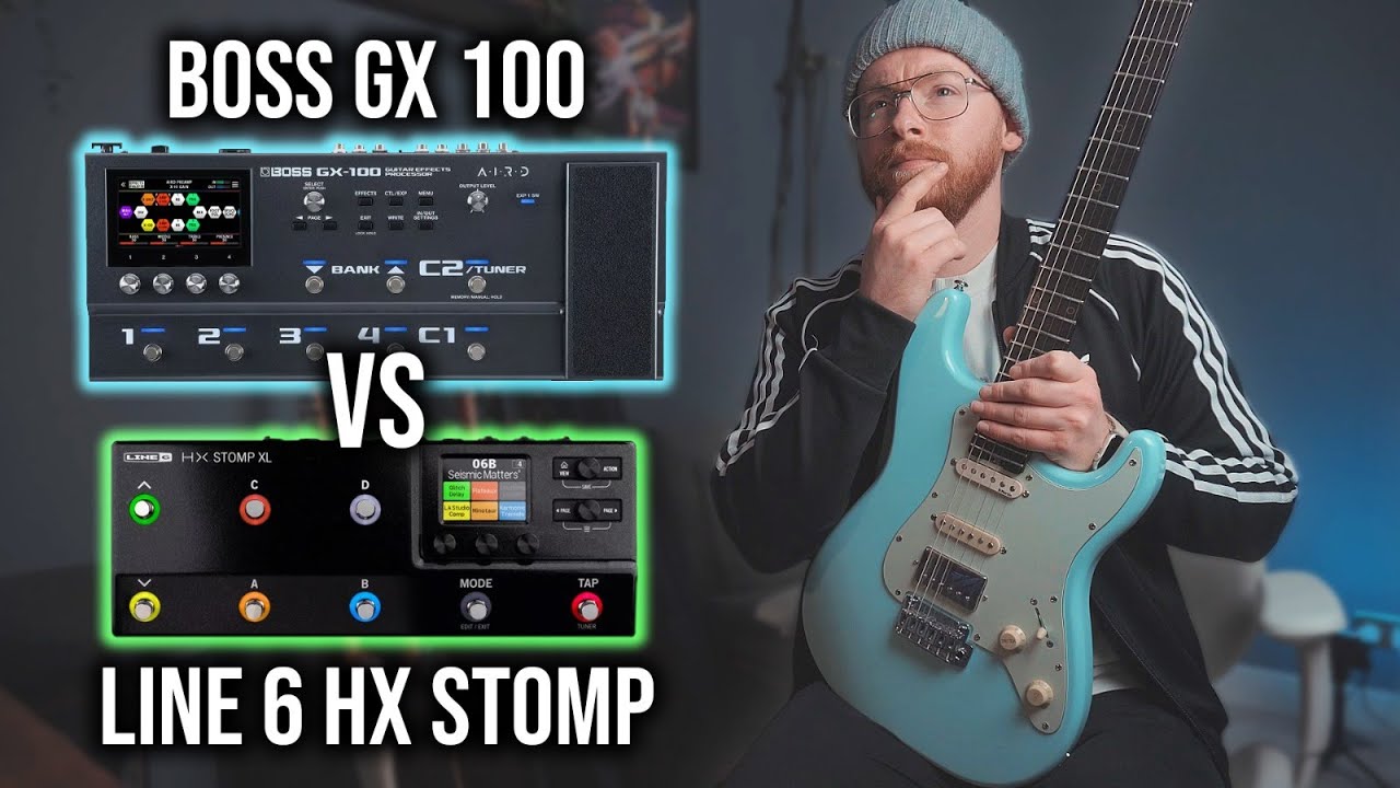 Line 6 HX Stomp vs. Boss GX100. A Practical Comparison With Tone Samples
