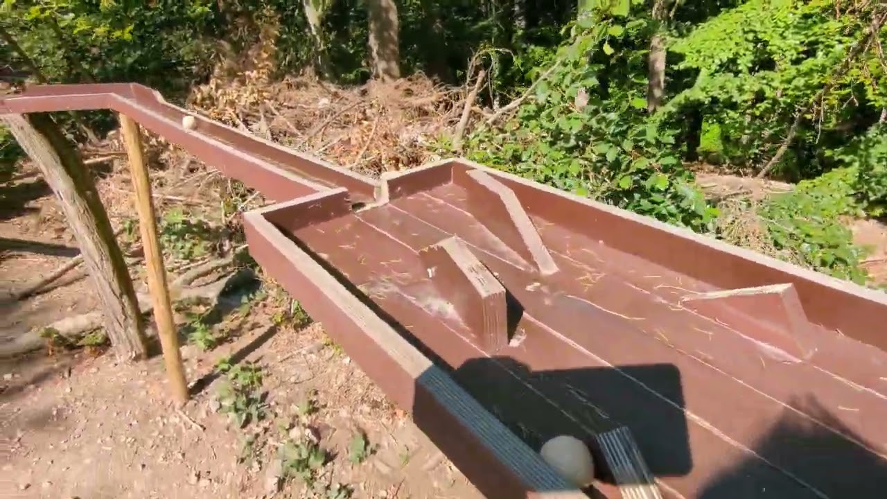 Mega Murmelbahn - Giant Marble Run in Germany's Binger Forest