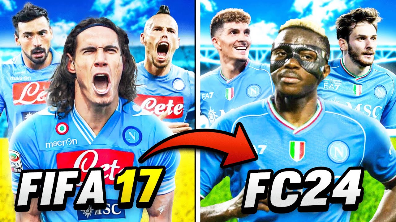 CARRIERA ALLENATORE CON IL NAPOLI da FIFA 17 fino a FC 24!
