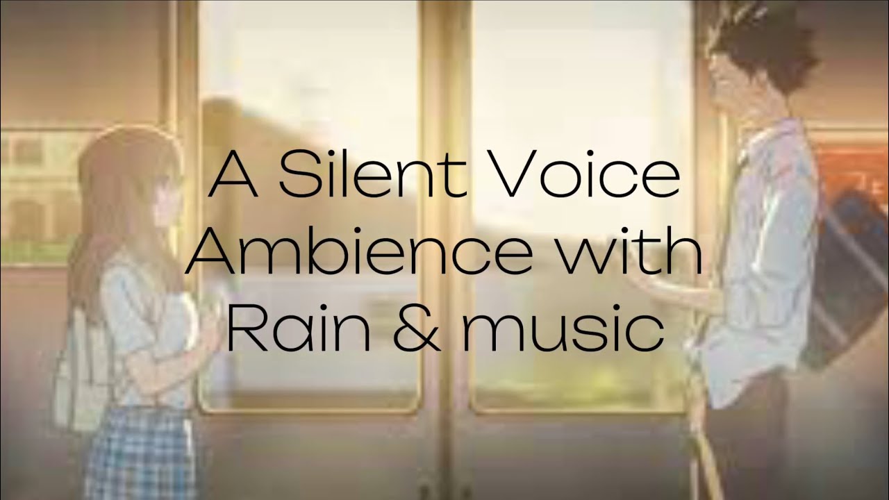 Kensuke Ushio - A Silent Voice Ambience (slowed ost + rain sounds)