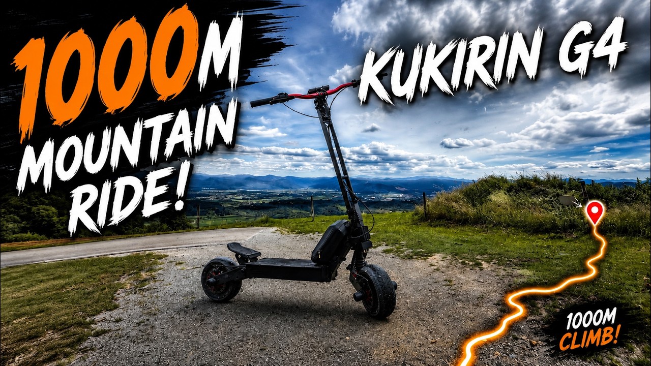CAN my KUKIRIN G4 climb a 1000M MOUNTAIN???