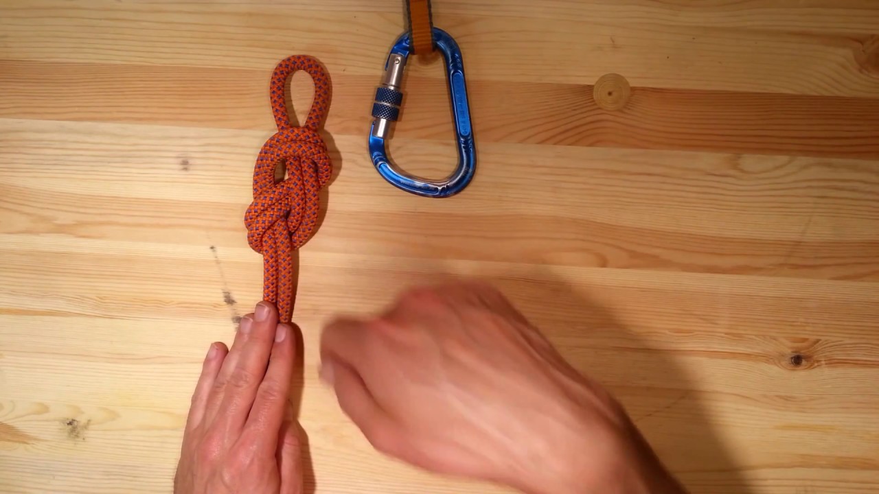 Come Fare un Nodo: Nodo 8 (otto-ripassato-savoia) (tutorial)