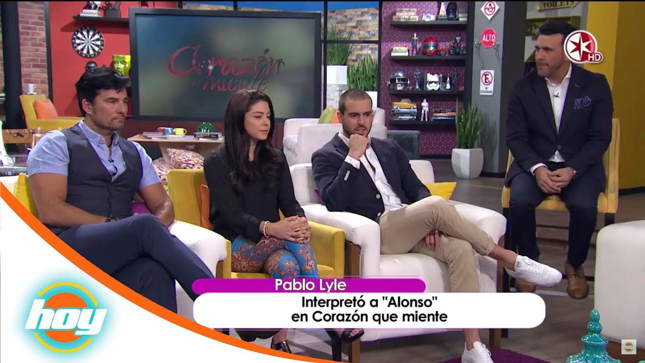 Entrevista con Thelma Madrigal, Pablo Lyle y Diego Olivera sobre "Corazón que miente" | Hoy