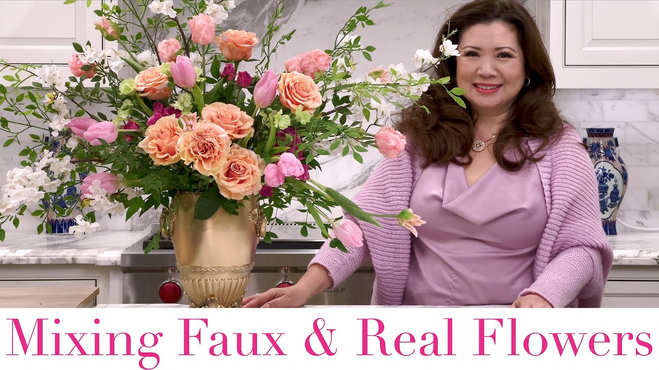 How to Mix Faux and Fresh Flowers Like a Pro Florist