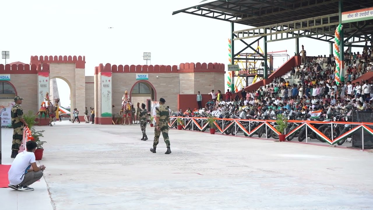 nadabet indo-pak border parade /wagah border parade live today /nadabet BSF parade