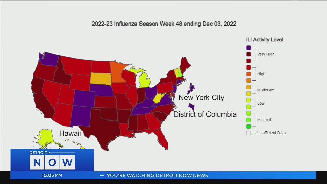 Michigan among states with low flu activity