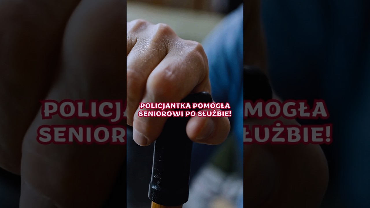 Policjantka po służbie ruszyła na pomoc seniorowi!