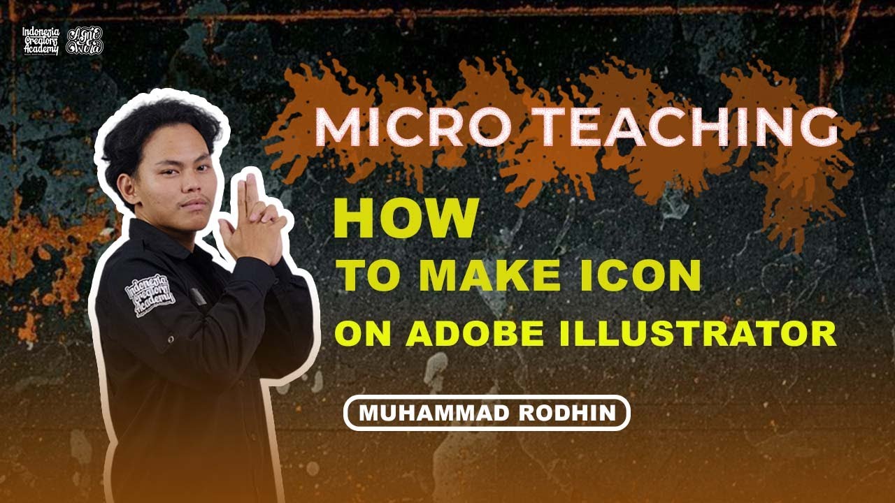 Tutorial Membuat Icon di Adobe Illustrator | With Akh Muh Rodhin