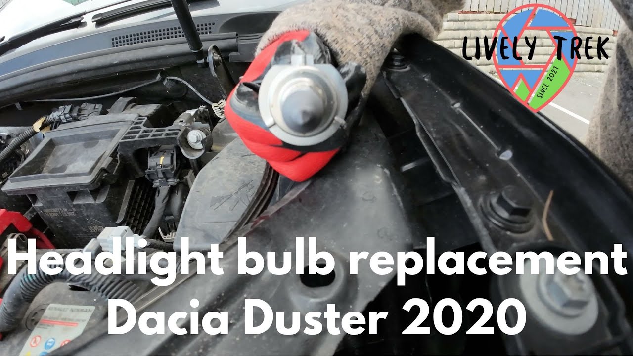 Dacia Duster 2020 Headlight bulb install