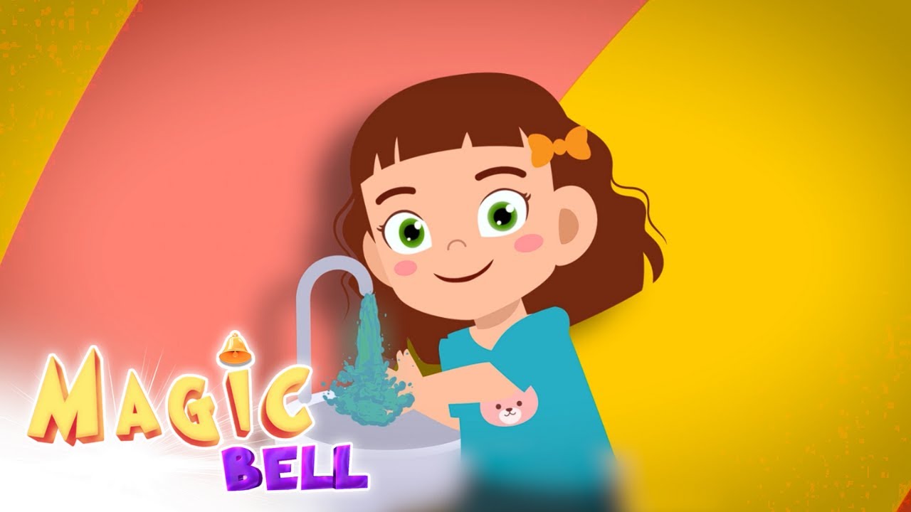 I wash my hands 🙌 - Magic Bell 🔔 - Kids songs