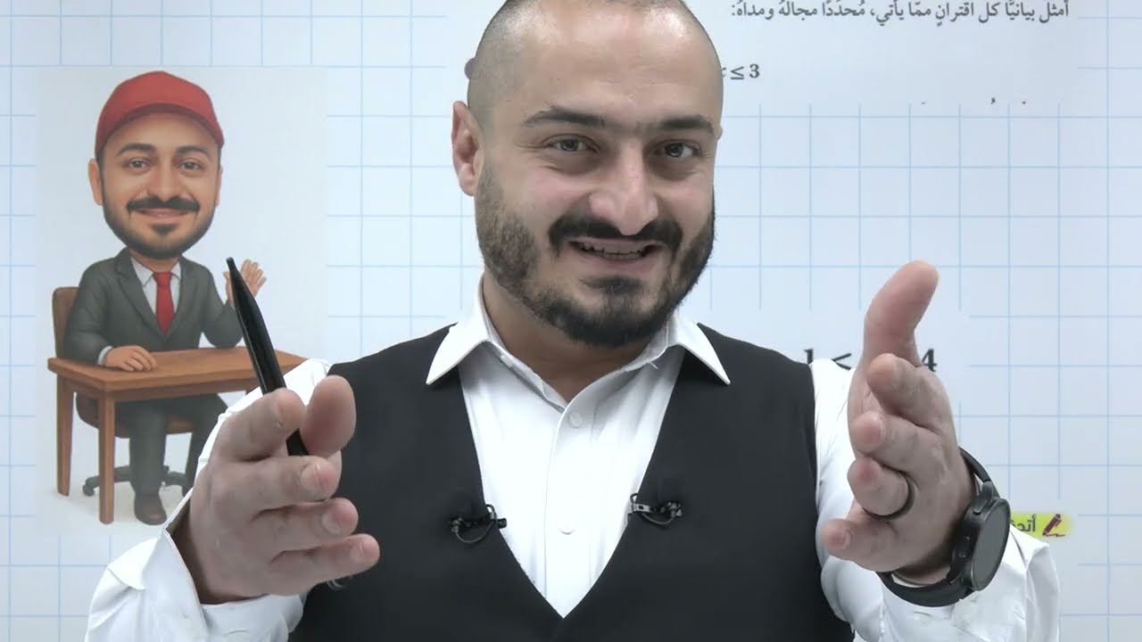 شرح رياضيات الصف العاشر - وحدة الاقترانات - الدرس الأول كثيرات الحدود - ج3 - التمثيل البياني ج1