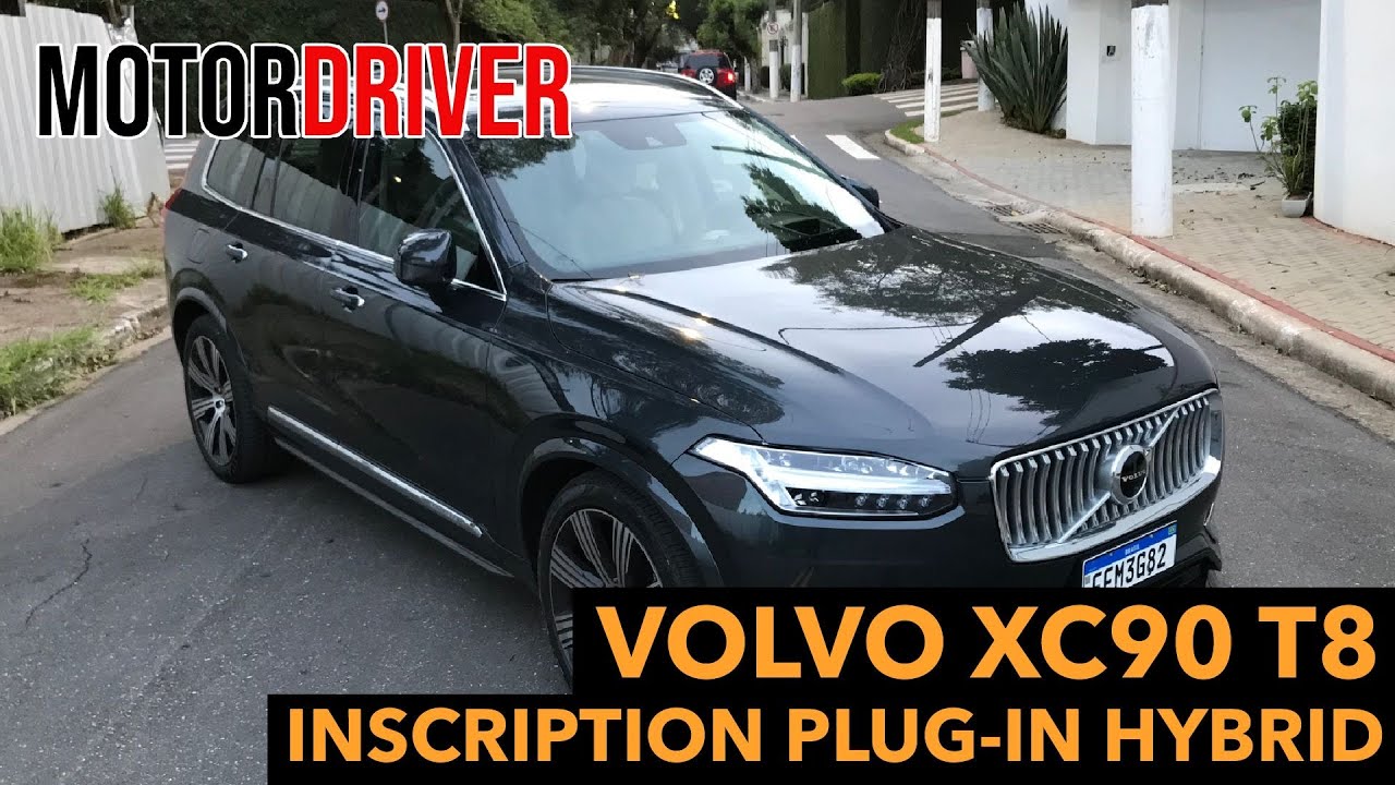 Volvo XC90 T8 Plug-in Hybrid - O máximo do luxo no Brasil