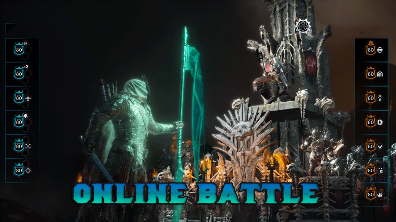 Middle earth™  Shadow of War™ Online Battle Gameplay PS5 4K