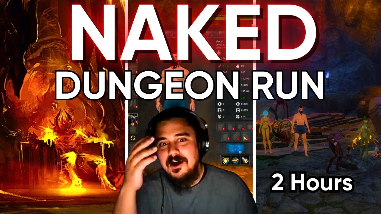 MMO Dungeon With No Armor (This Was a Mistake)