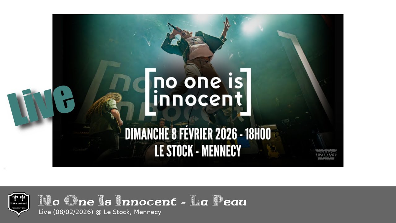 No One Is Innocent - La Peau (Live 2026)