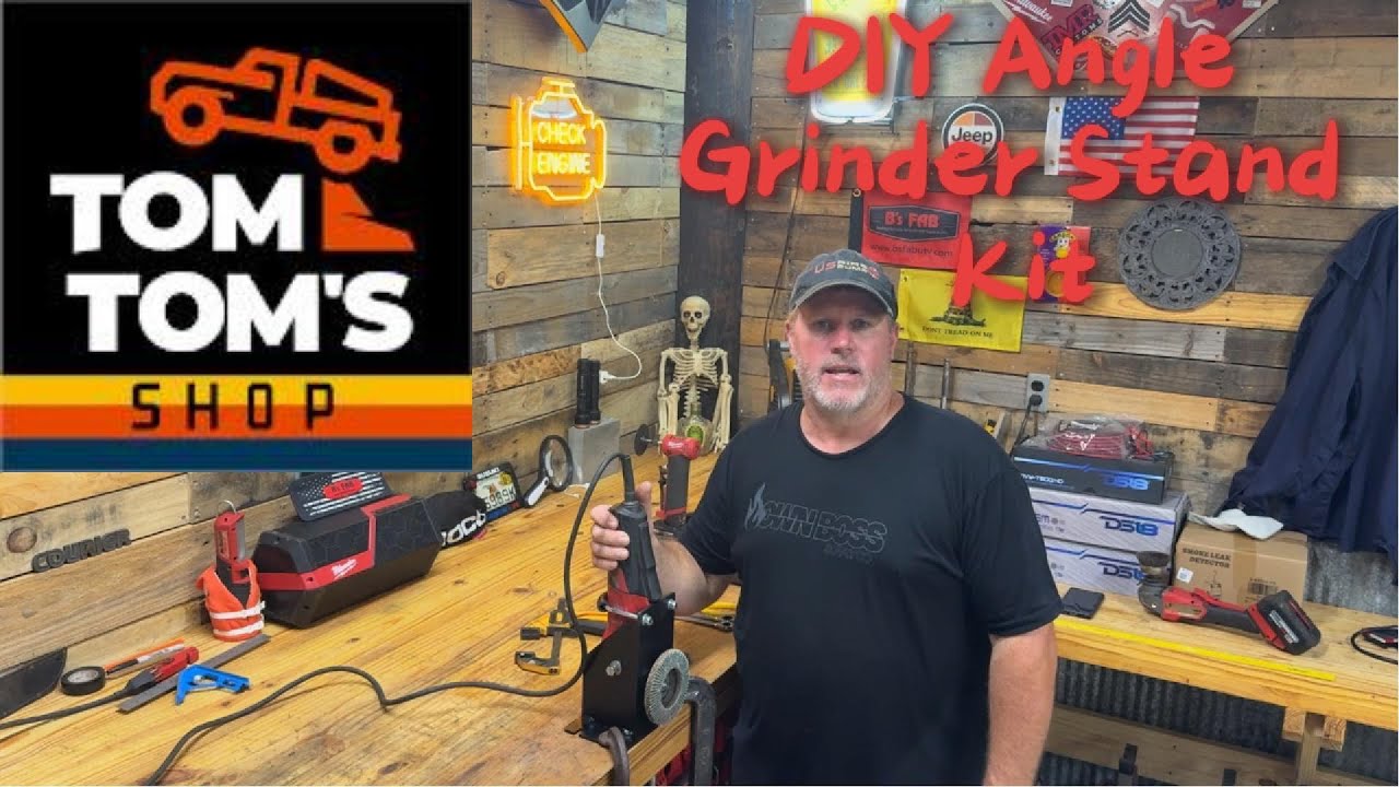 DIY Angle Grinder Stand from TOM TOM's SHOP