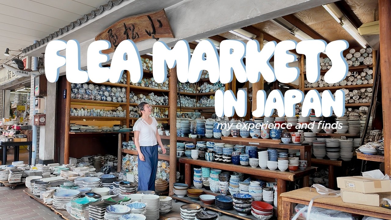 Thrifting in Tokyo 🇯🇵 | Flea Markets, Vintage Ceramics & Sushi Omakase
