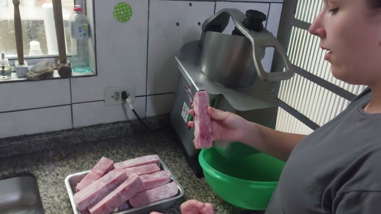 COMO FATIAR CALABRESA + RALAR PRESUNTO NO PROCESSADOR SKYMSEN I PIZZARIA DELIVERY #248