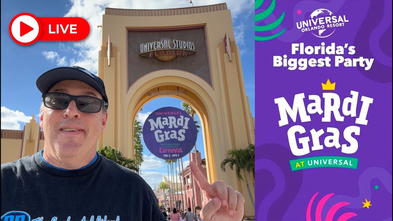 🔴 UNIVERSAL ORLANDO MARDI GRAS