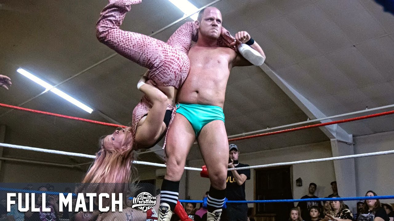 Ava Everett & Aaron Rourke vs. Delmi Exo & Travis Huckabee - Limitless Wrestling (Intergender Tag)