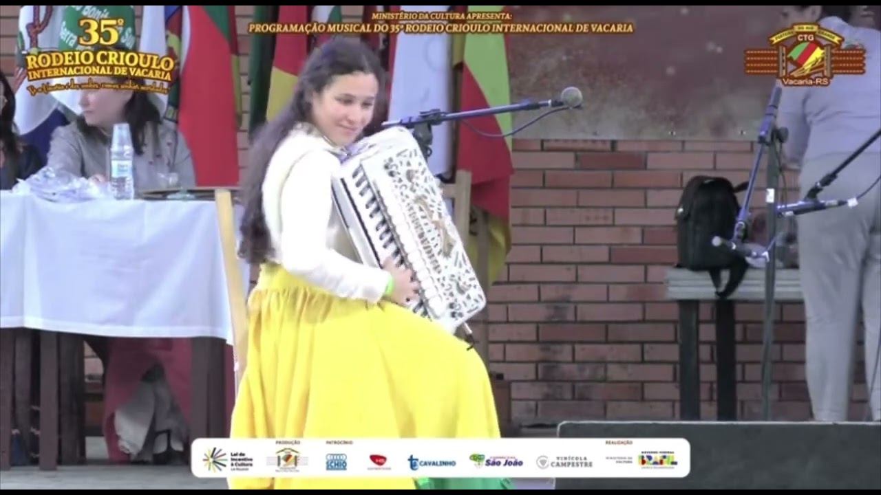 FINALISTA RODEIO INTERNACIONAL DE VACARIA GAITA TECLA JUVENIL (Fogo simbólico - Luiz Carlos Borges)