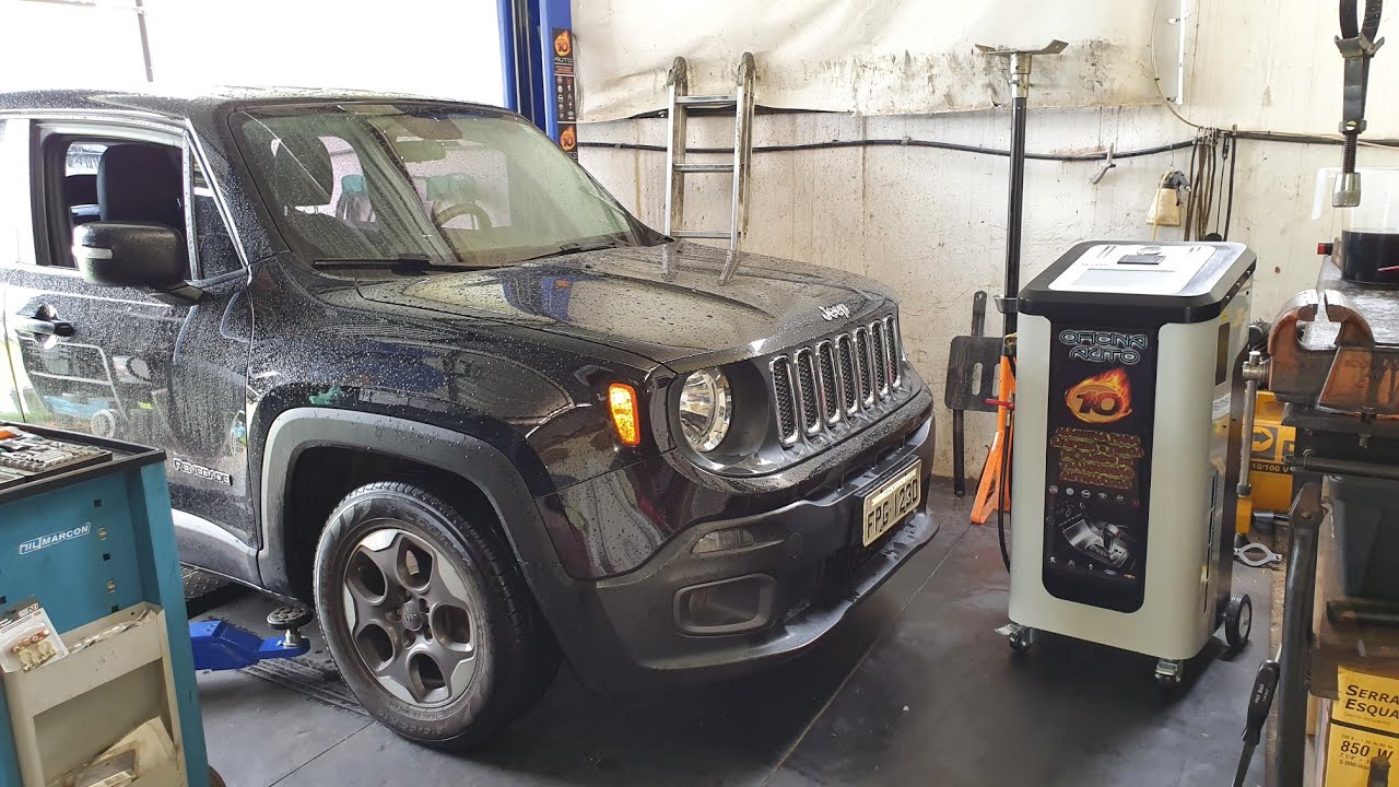 Jeep Renegade 1.8 eTorq EVO 2016 - Troca do Fluído da Transmissão Automática e Trocador de Calor
