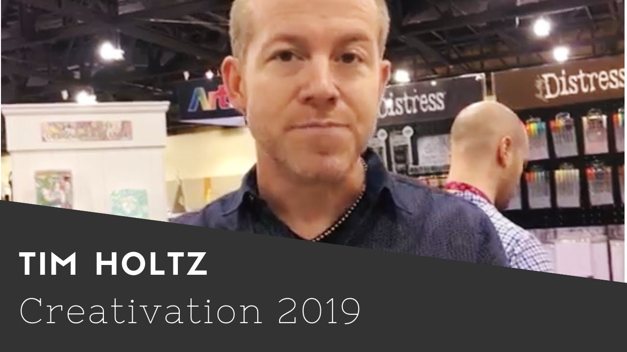 NEW Pearl Alcohol Inks Demo with Tim Holtz | Creativation 2019