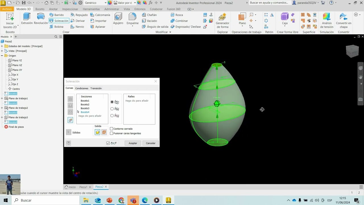 C&oacute;mo usar la herramienta SOLEVACI&Oacute;N en Autodesk Inventor