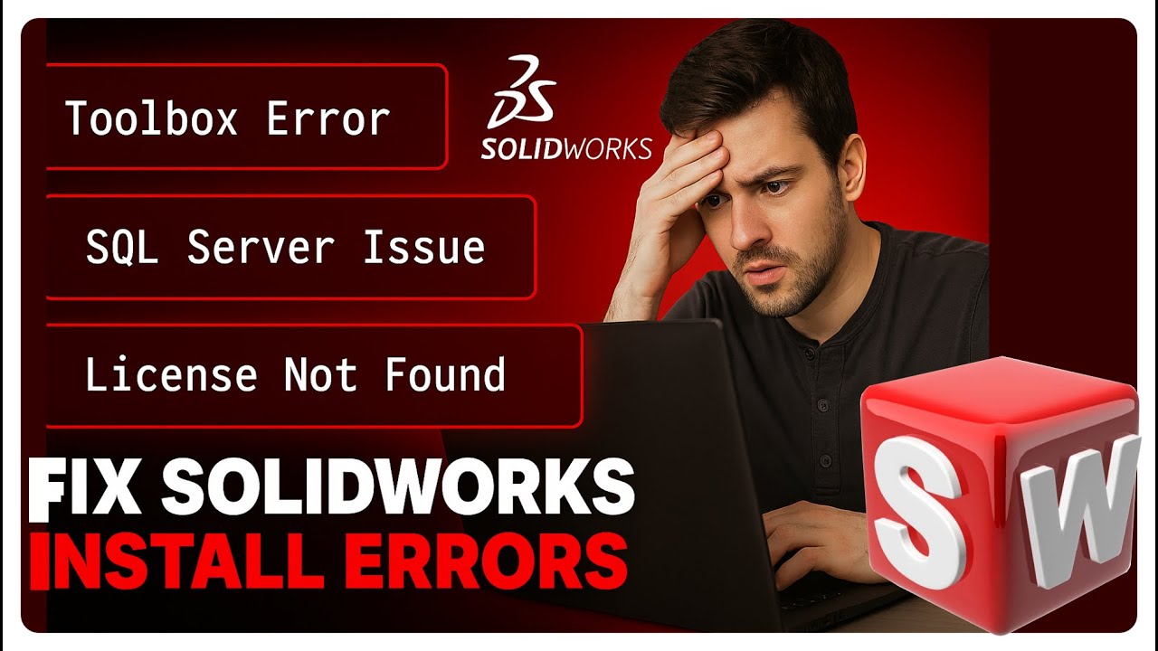 Fix Common SolidWorks Installation Errors | Toolbox, SQL, License & Compatibility Issues.