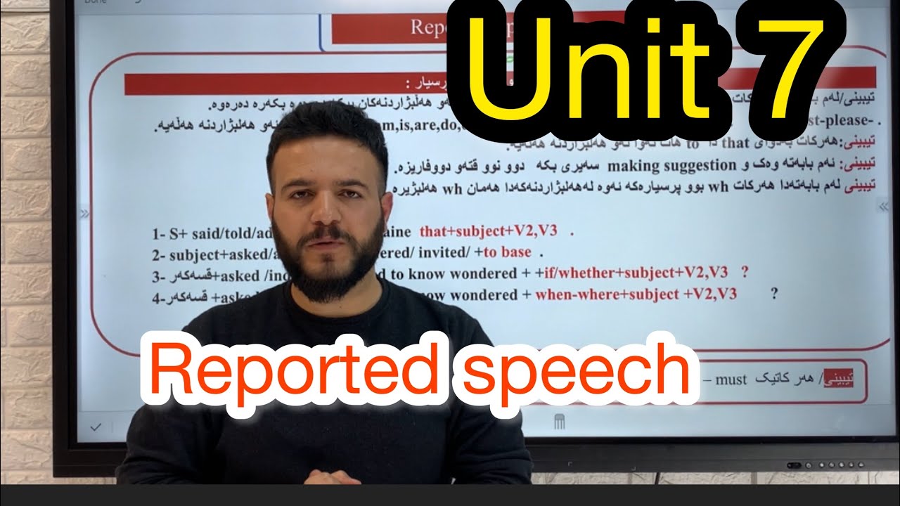 Sunrise 12::Unit 7::Reported speech