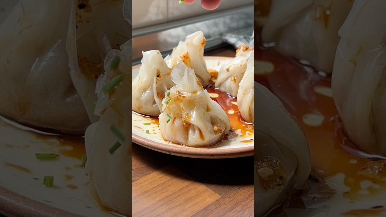 Dumplings sin gluten 🥟 papel de arroz #singluten #ricepaper #glutenfree #gyozas #recetasfaciles