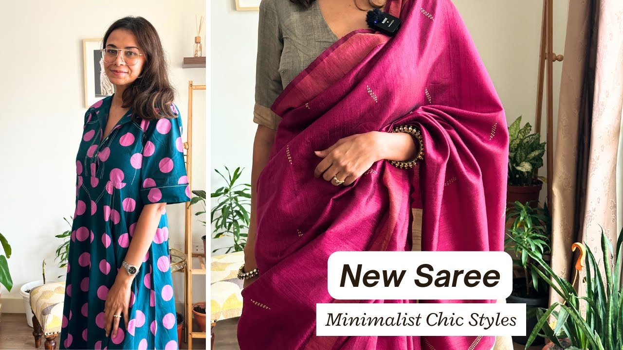 Minimal Saree Look for Festivities | Silk Saree Styling | Accessorize Your Saree: Festive Edition!