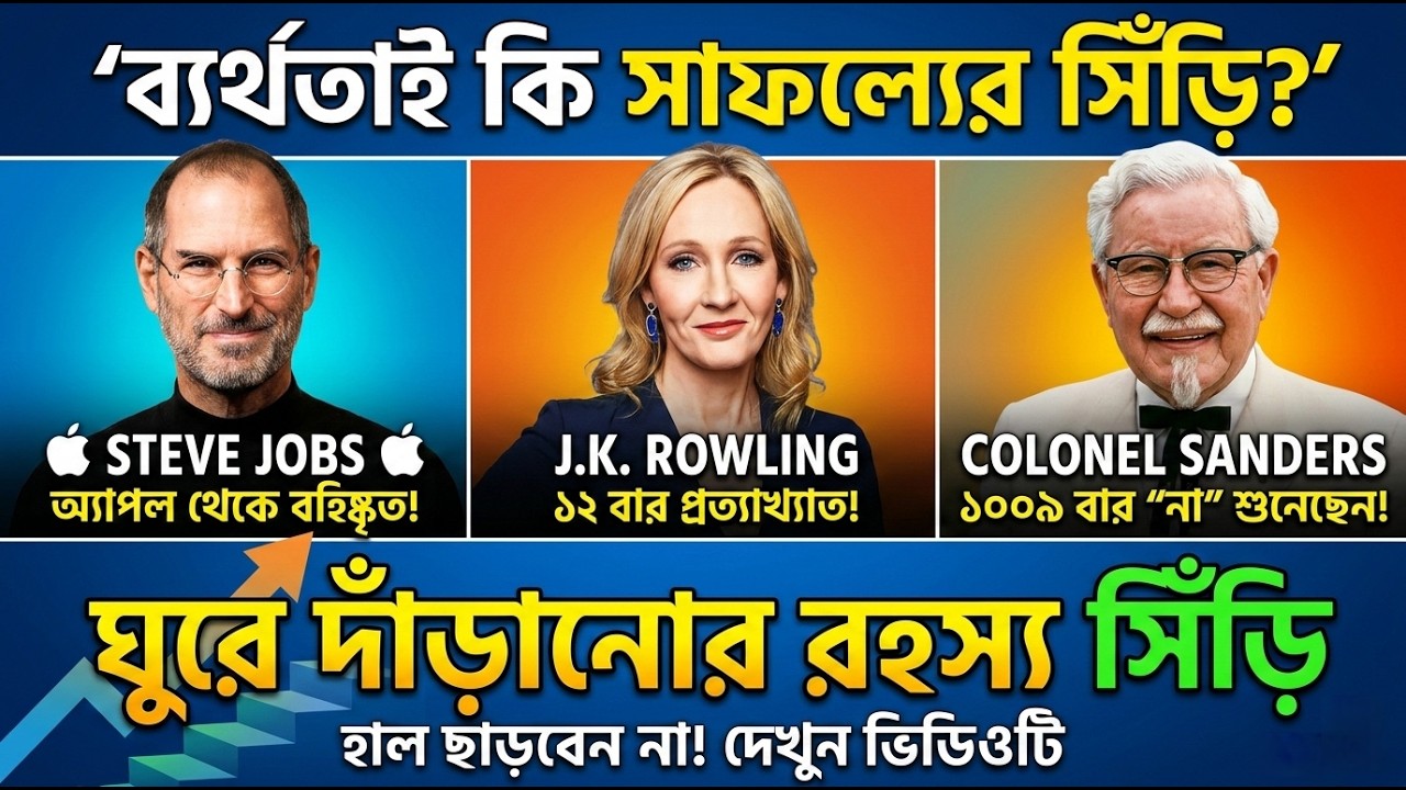 ব্যর্থতাই কি সাফল্যের সিঁড়ি? | Failures are the Stairs to Success | Motivational Video