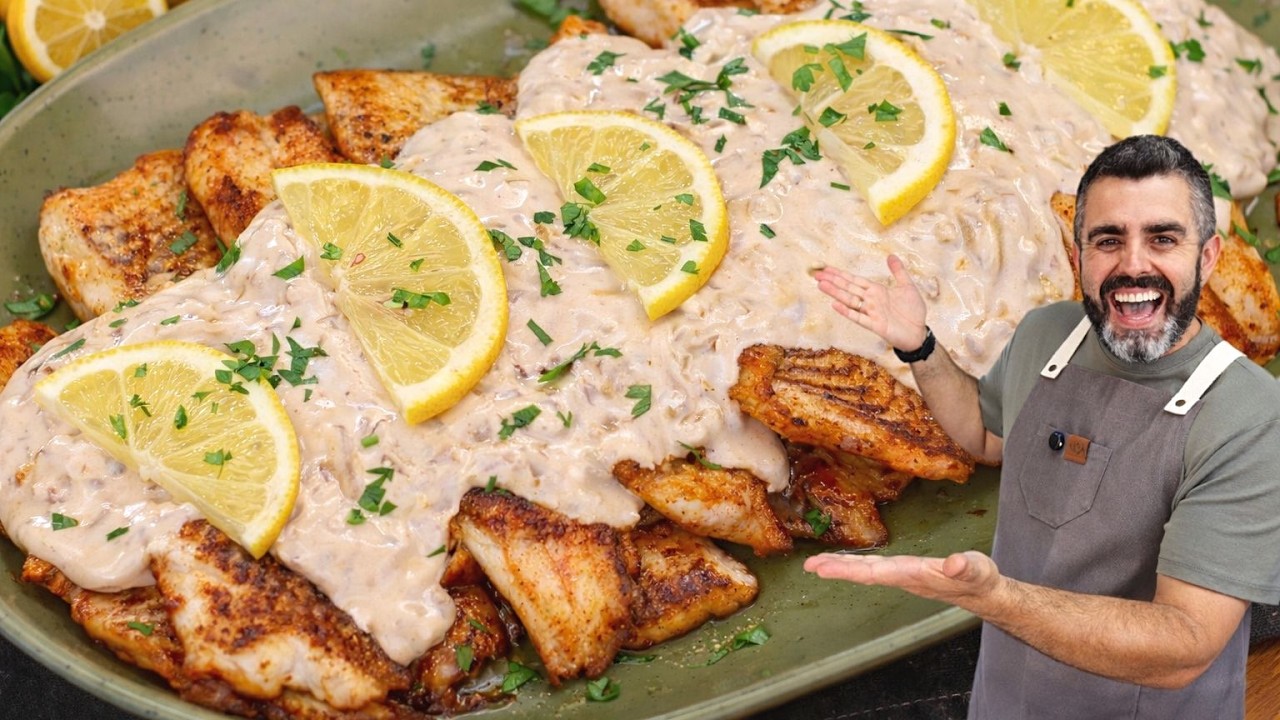 FIL&Eacute; DE PEIXE CREMOSO - FA&Ccedil;A ASSIM AQUI EM CASA &Eacute; SUCESSO - F&Aacute;CIL - DELICIOSO - Receitas de Pai