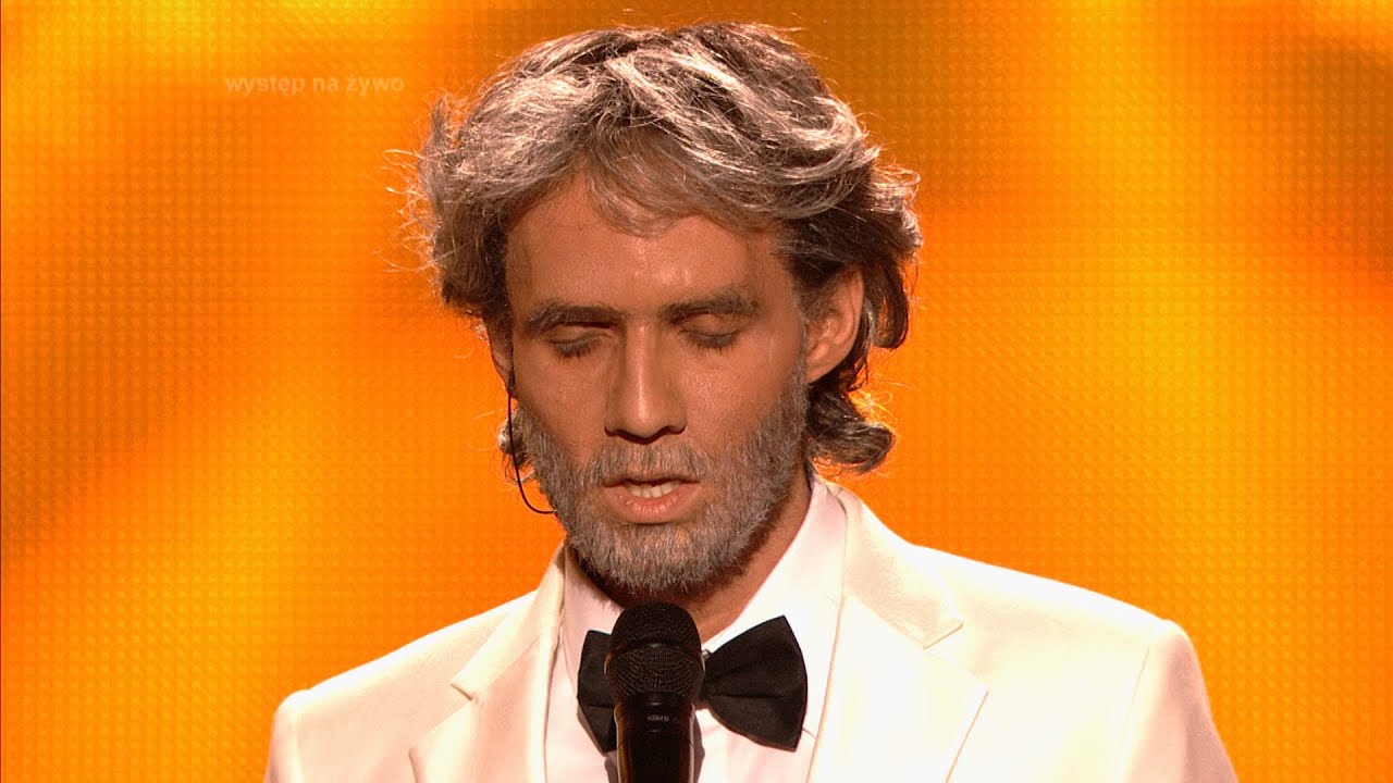 Your Face Sounds Familiar - Jerzy Grzechnik as Andrea Bocelli - Twoja Twarz Brzmi Znajomo