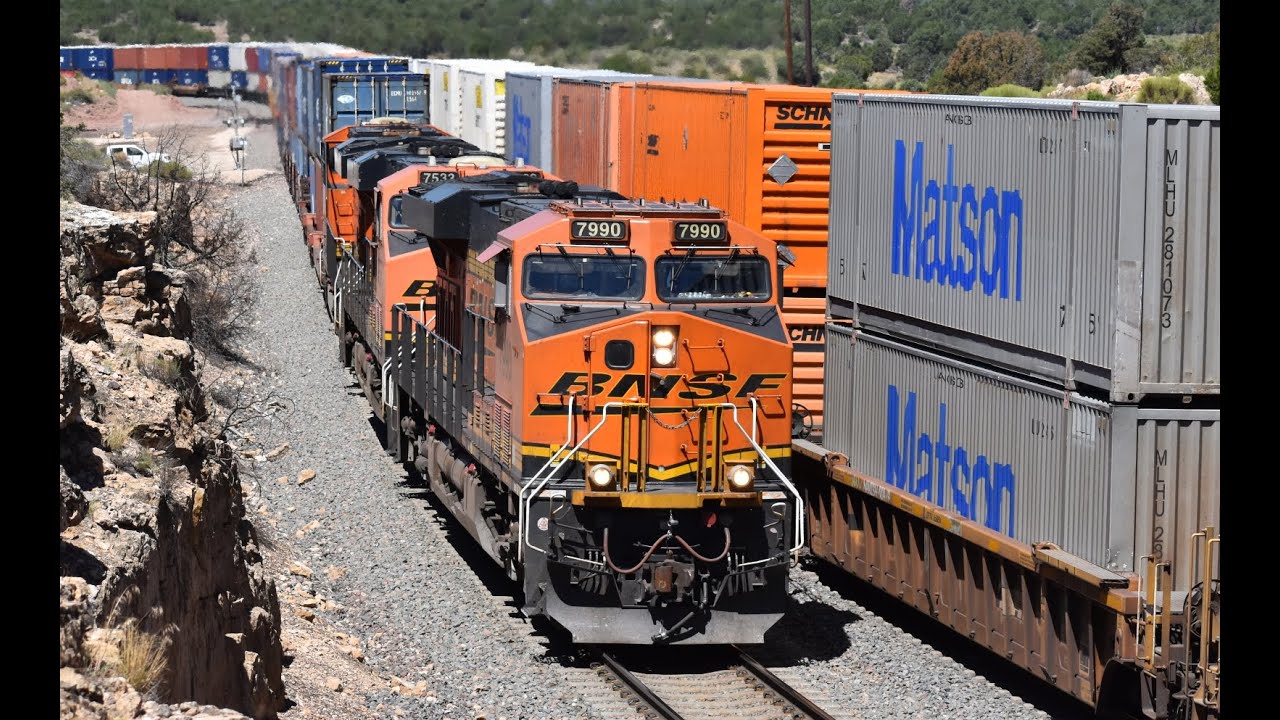 Railfanning the BNSF Transcon at Cosnino, AZ August 2019