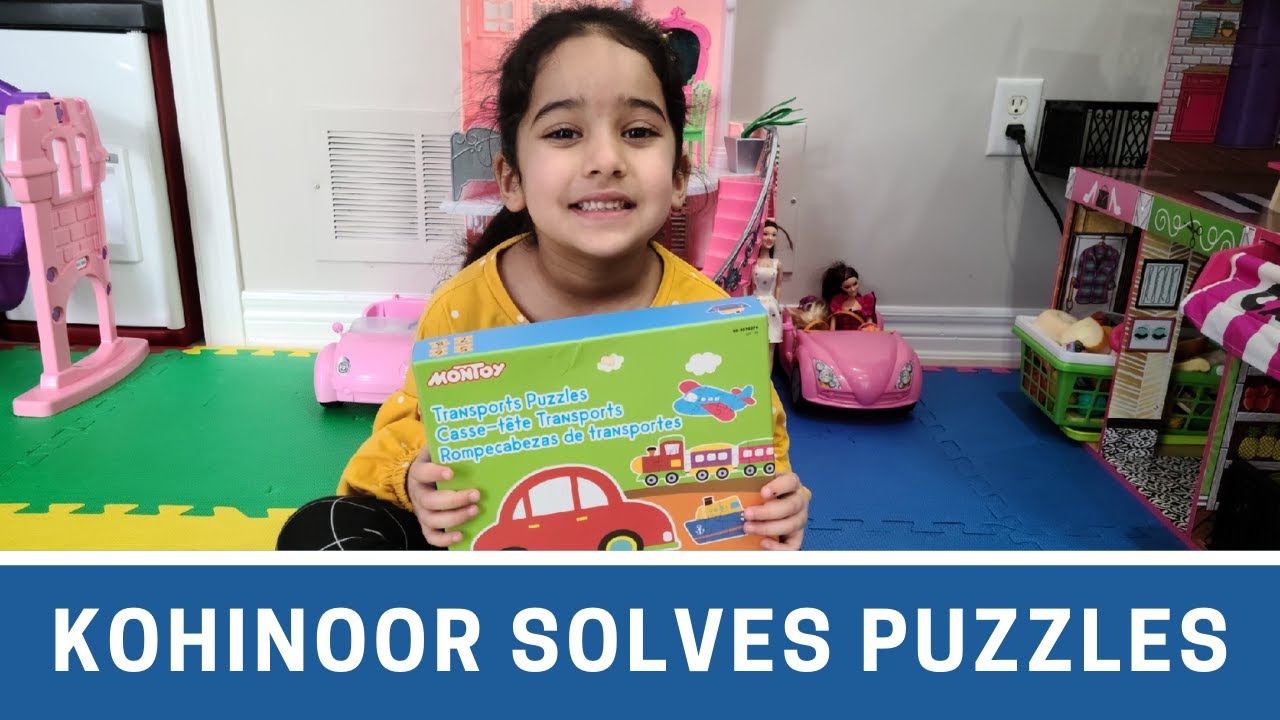 Learn Transport | Puzzles - Car, Airplane, Train and Ship | Kids Puzzles | Build and Play