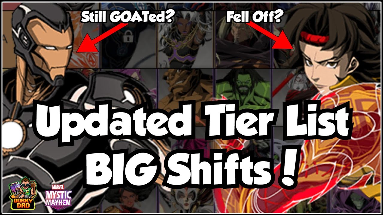 Updated Tier List! | Make Changes TODAY While You Still Can! | Marvel Mystic Mayhem
