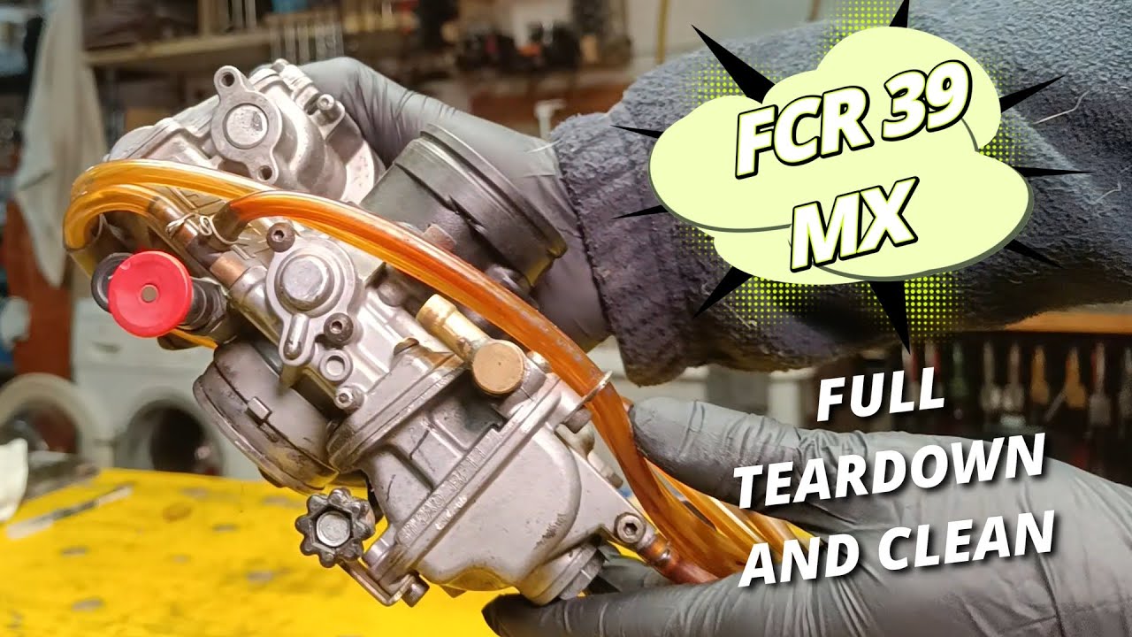 Keihin FCR 39 MX Carb - FULL TEARDOWN!