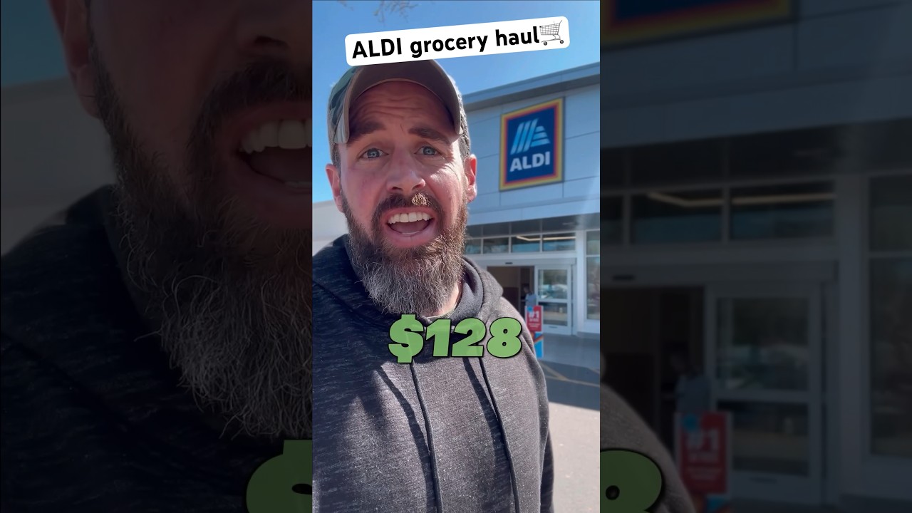 Всё это за 128 долларов от Aldi | Доставка продуктов #foodvlog #реальнаяжизнь #путешествиепопохуд...