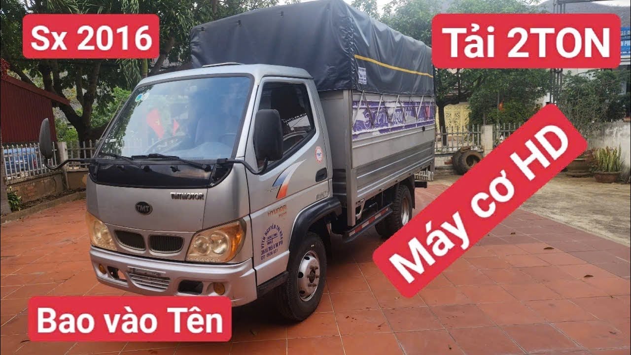 TMT TẢI 2TON SX 2016 MÁY CƠ HD MÁY gầm tốt Bao vào Tên 143T Xe Khởi nghiệp 0986844367-0986700999
