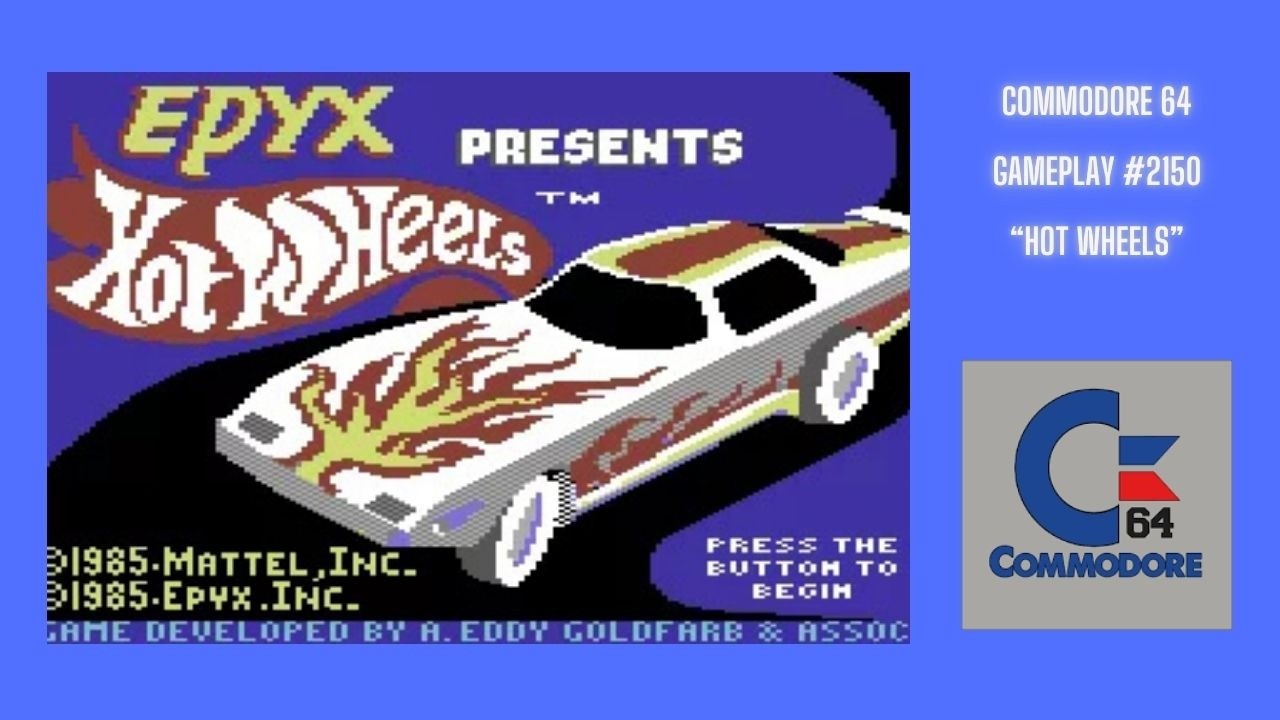 Hot Wheels (Commodore 64 / Gameplay #2150)