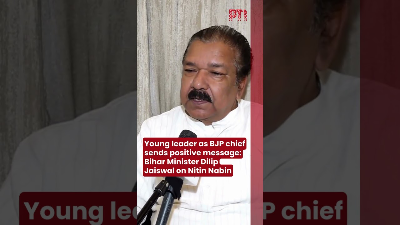 Young leader as BJP chief sends positive message: Bihar Minister Dilip Jaiswal on Nitin Nabin