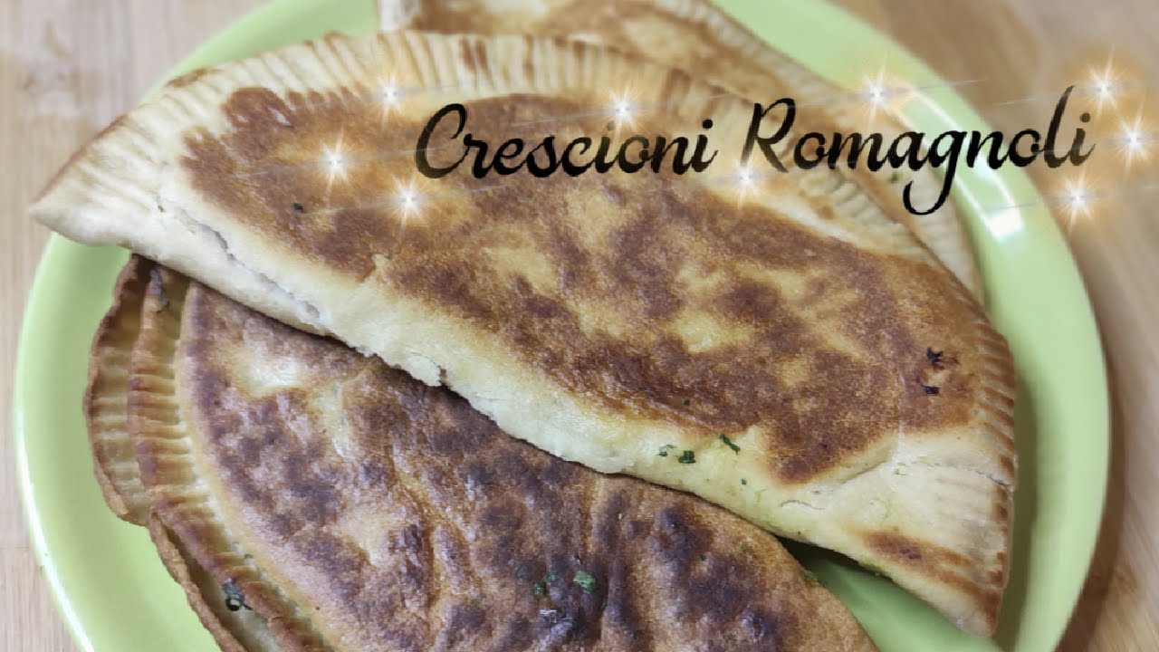 Crescioni Romagnoli ricetta senza strutto in padella #cucina  #ricettefacili #italianfood