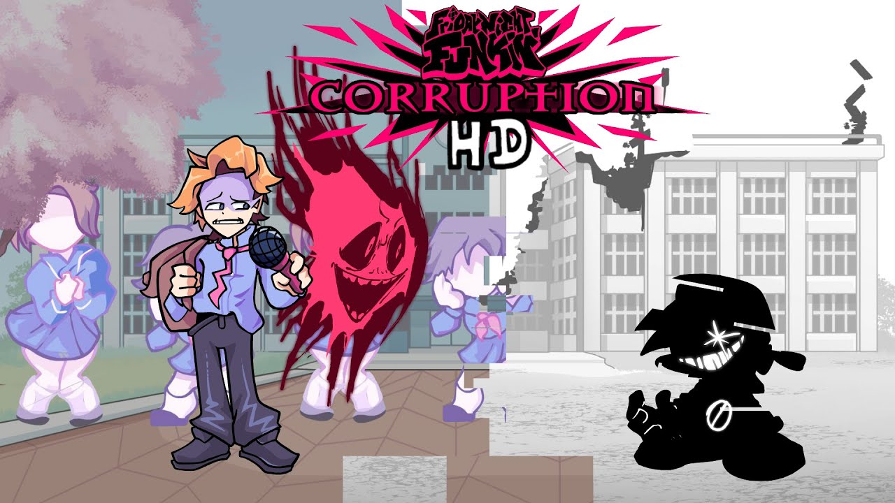 Friday Night Funkin Corruption HD | VS Senpai | FULL WEEK