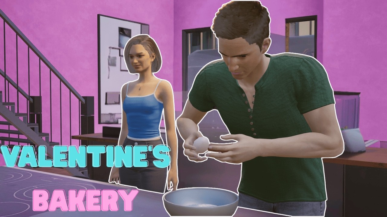 Alternate universe Jill and Chris open up Valentine's Bakery in InZOI!