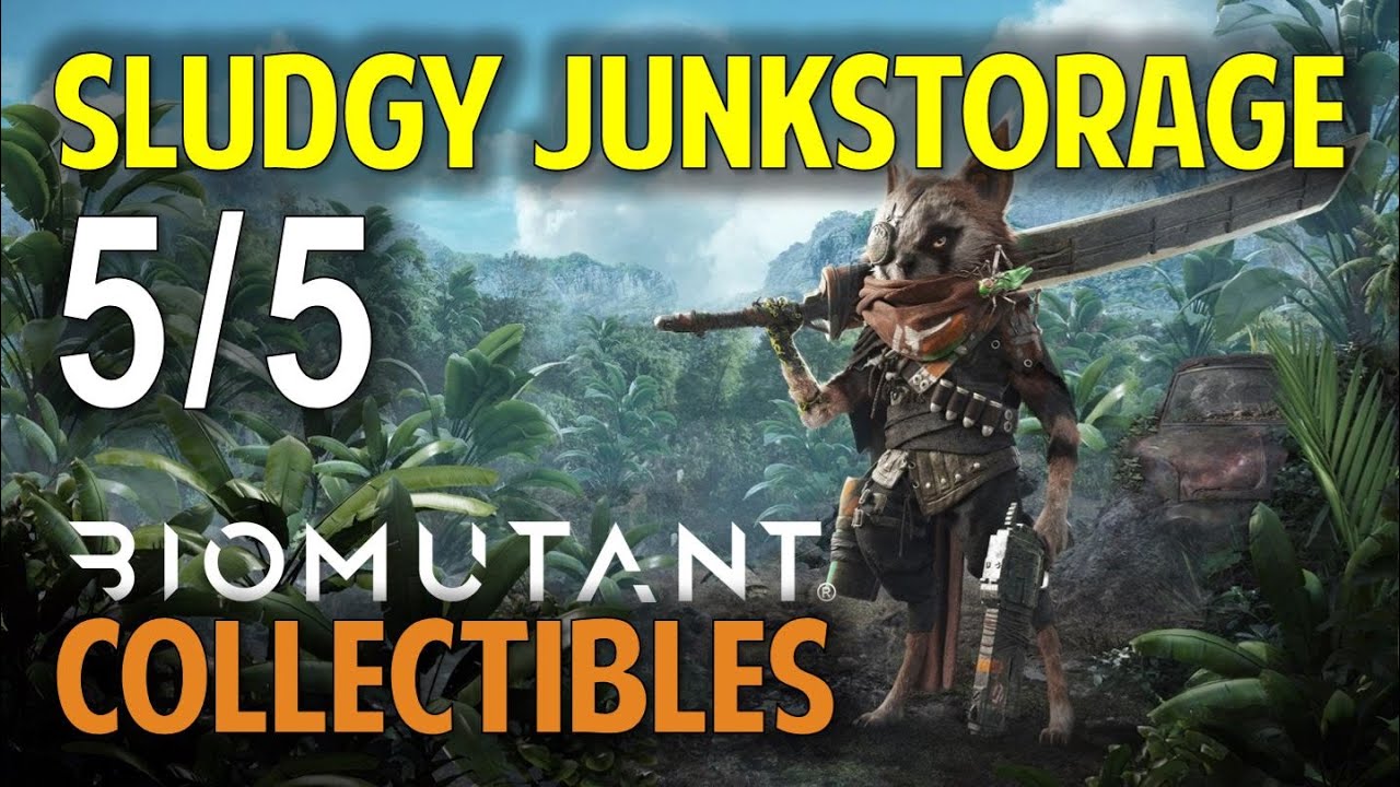 Sludgy Junkstorage: All Area Objectives & Superb Loot | Biomutant (Collectibles Location Guide)