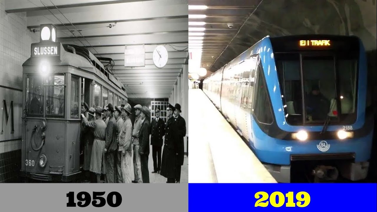 Эволюция Стокгольмского Метро Анимации