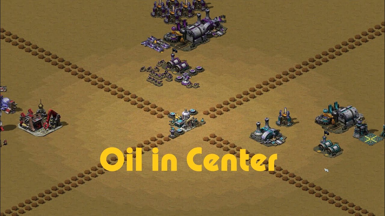 Oil in center - Red Alert 2 & Yuri's Revenge