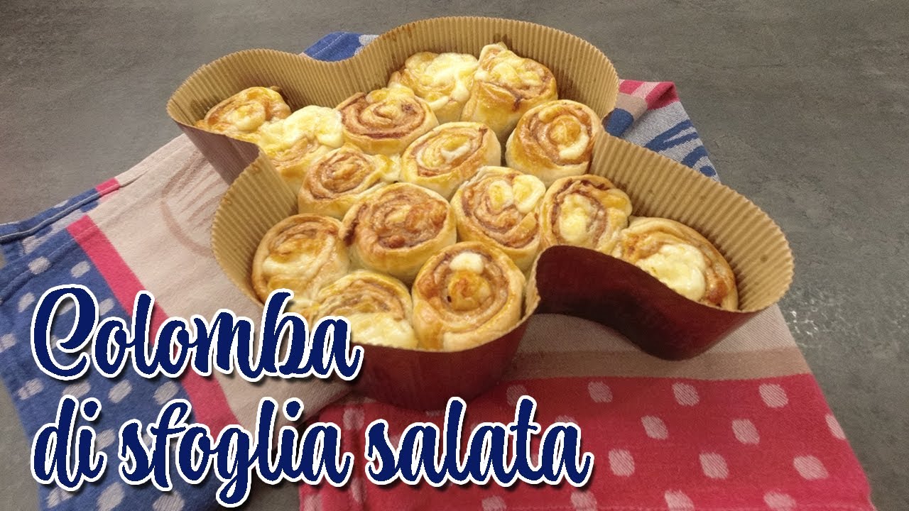 Colomba di sfoglia salata